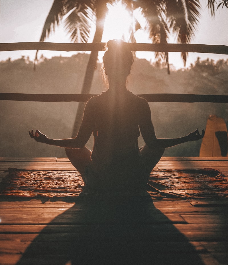 Wellness yoga calm