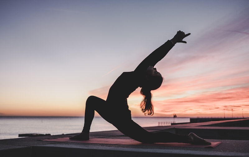 Morning yoga ritual
